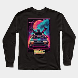 Back To The Future Delorean Long Sleeve T-Shirt